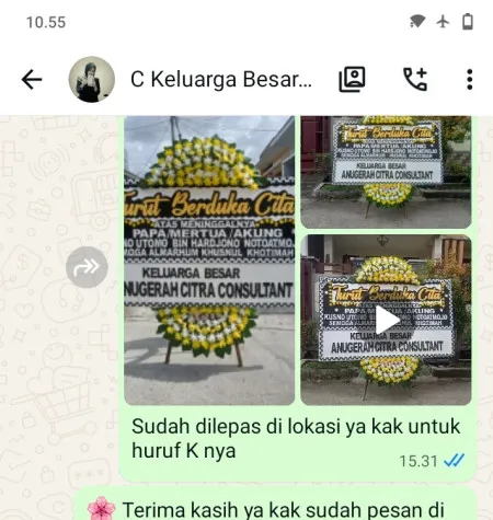 Pengiriman Papan Bunga Duka Glodok