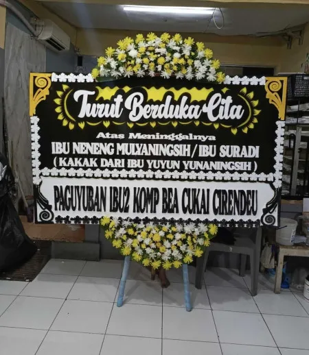 Papan Bunga Duka Glodok